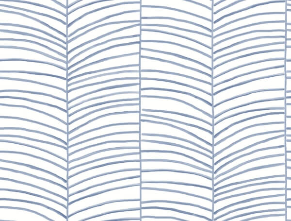 Cascade Palm Chevron Sea Wallpaper