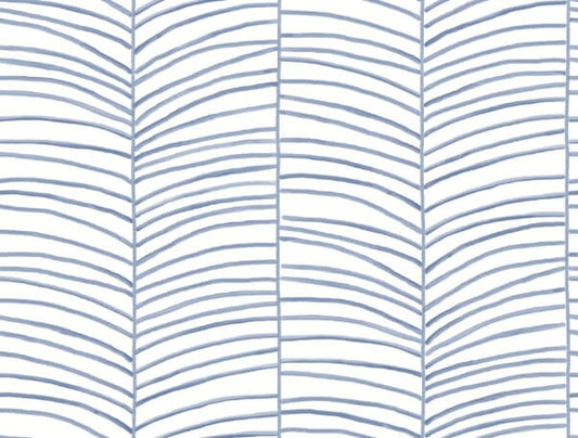 Cascade Palm Chevron Sea Wallpaper