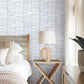 Cascade Palm Chevron Sea Wallpaper