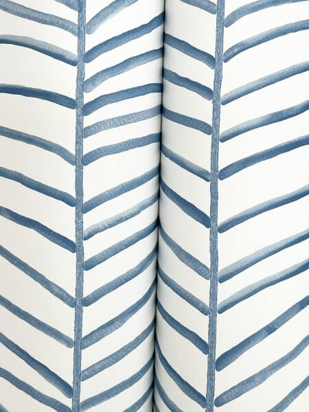 Cascade Palm Chevron Sea Wallpaper