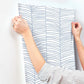 Cascade Palm Chevron Sea Wallpaper