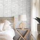 Cascade Palm Chevron Onyx Wallpaper