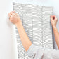 Cascade Palm Chevron Onyx Wallpaper