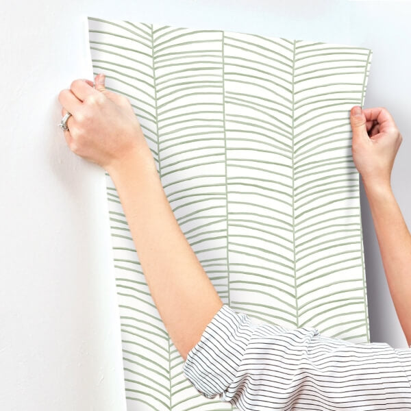 Cascade Palm Chevron Palm Wallpaper