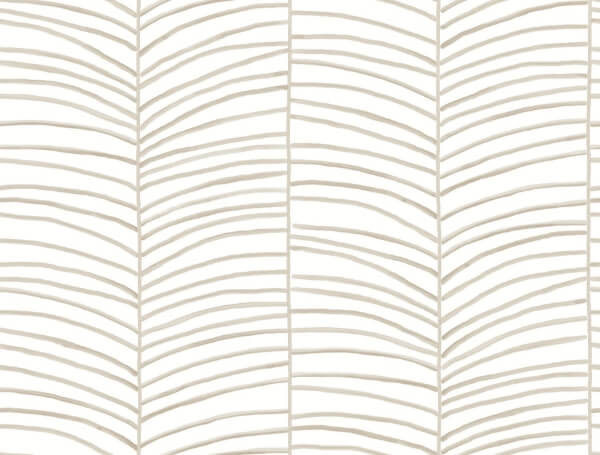 Cascade Palm Chevron Dune Wallpaper