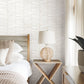 Cascade Palm Chevron Dune Wallpaper