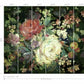 Impressionist Floral Red Wall Mural