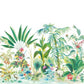 Tropical Panoramic White Wall Mural