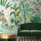 Tropical Panoramic White Wall Mural