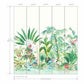 Tropical Panoramic White Wall Mural
