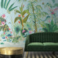 Tropical Panoramic Blue Wall Mural