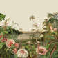 Floating Gardens Green Wall Mural