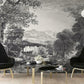 Provincial Scenic Black Wall Mural