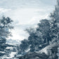 Provincial Scenic Navy Wall Mural
