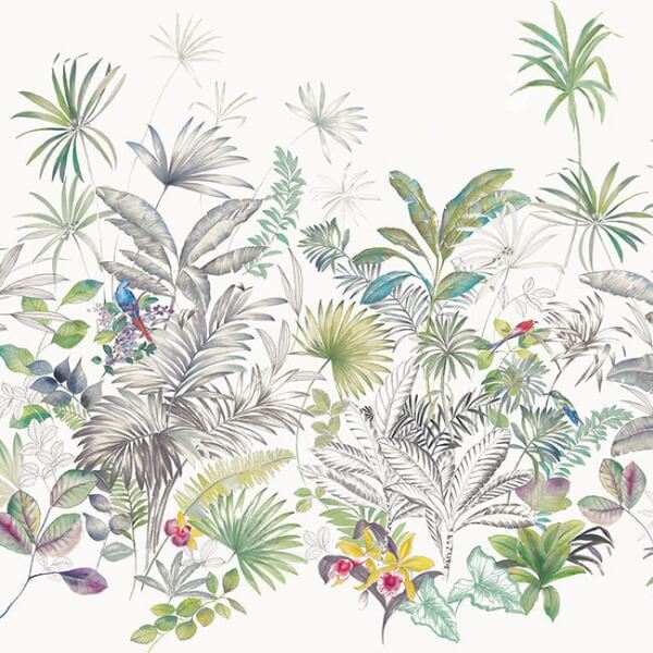 Tropical Green Wall Mural