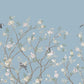 Lingering Garden Sky Blue Wall Mural
