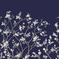 Lingering Garden Navy Wall Mural