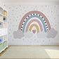 Sweet Pastel Rainbow Mural