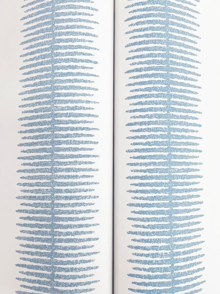 Tandem Stripe Blue Wallpaper
