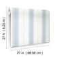 Tandem Stripe Blue Wallpaper