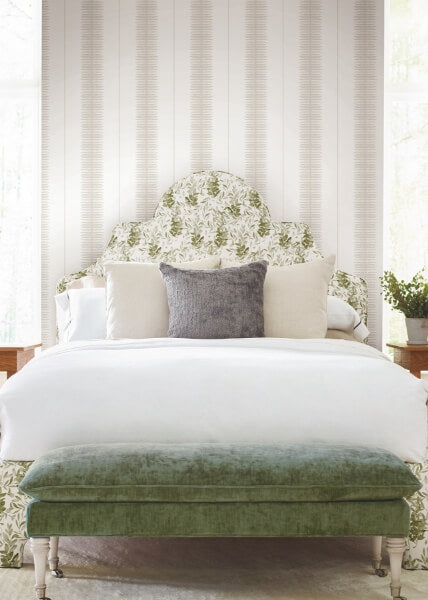 Tandem Stripe Taupe Wallpaper