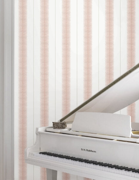 Tandem Stripe Brick Wallpaper