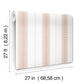 Tandem Stripe Brick Wallpaper