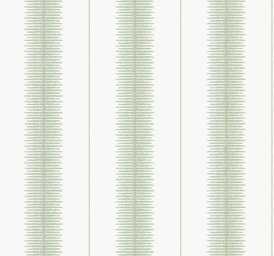 Tandem Stripe Green Wallpaper