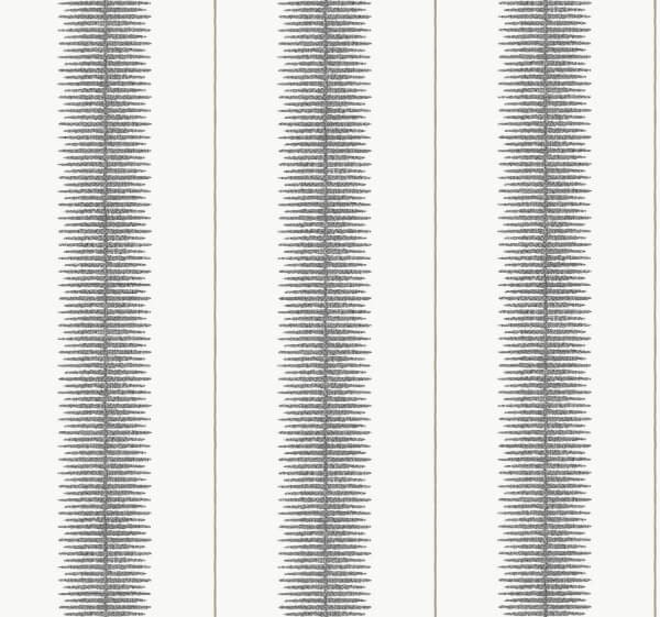 Tandem Stripe Black Wallpaper