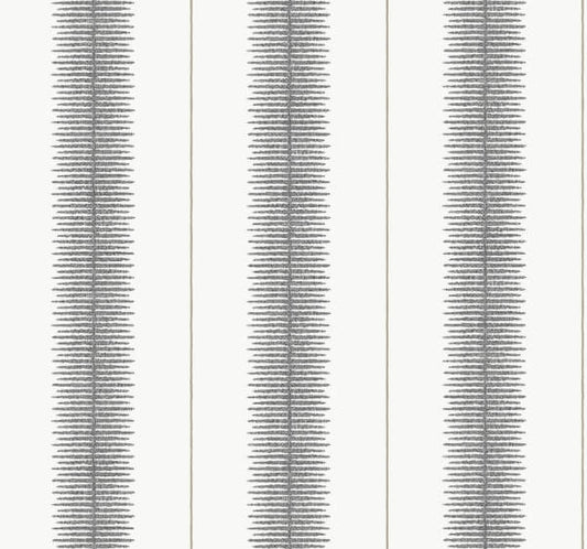 Tandem Stripe Black Wallpaper