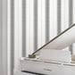 Tandem Stripe Black Wallpaper