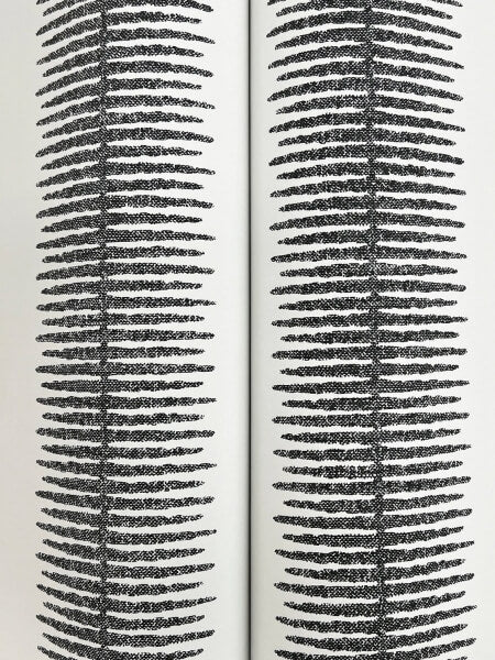 Tandem Stripe Black Wallpaper