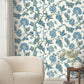 Monroe Blue Wallpaper