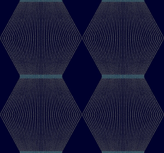 Diamond Legacy Navy Wallpaper
