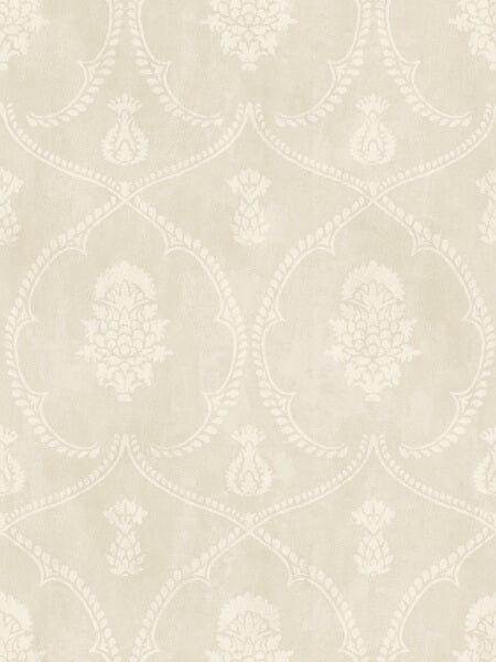 Royal Damask Beige Wallpaper