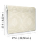 Royal Damask Beige Wallpaper