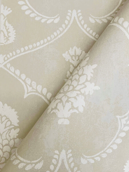 Royal Damask Soft Grey Wallpaper