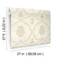 Royal Damask Soft Gold Wallpaper