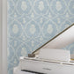 Royal Damask Blue Wallpaper