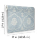 Royal Damask Blue Wallpaper