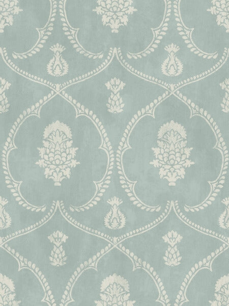 Royal Damask Jade Wallpaper