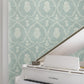 Royal Damask Jade Wallpaper