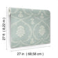 Royal Damask Jade Wallpaper