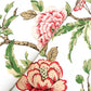 Courtyard Botanical Rose Wallpaper