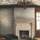 Courtyard Botanical Pink Wallpaper