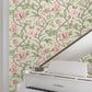 Courtyard Botanical Pink Wallpaper