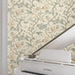 Courtyard Botanical Neutral Wallpaper