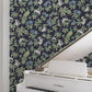 Peacock Estate Navy Wallpaper