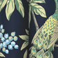 Peacock Estate Navy Wallpaper