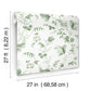 Floral Lace Green Wallpaper
